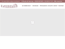 Tablet Screenshot of eurobougie.com